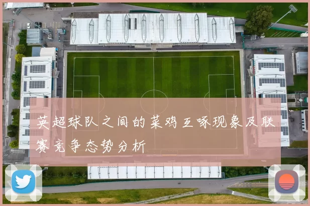 英超球队之间的菜鸡互啄现象及联赛竞争态势分析